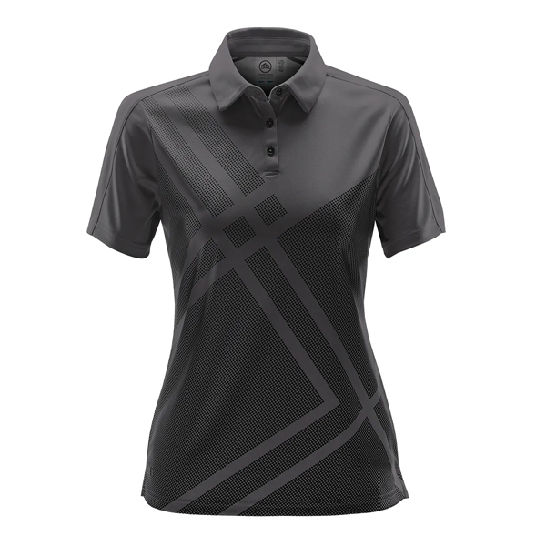 Women's polo with moisture management, snag-resistant fabric, UPF rating of 30+,... from ASI 61125 Hit Promotional Products / Hit®