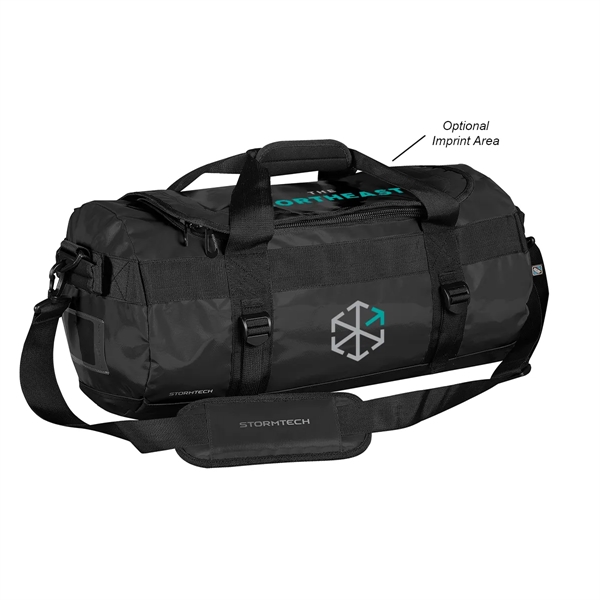Waterproof bag with a large zippered flap opening, main compartment, zip... from ASI 61125 Hit Promotional Products / Hit®