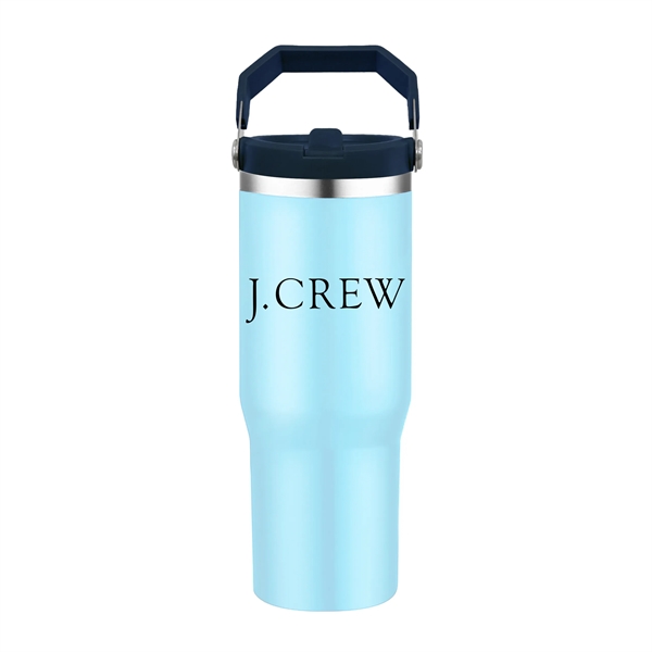 30 oz. Vacuum Sealed Travel Tumbler with powdered finish and flip... from ASI 68190 Lungsal / Lungsal