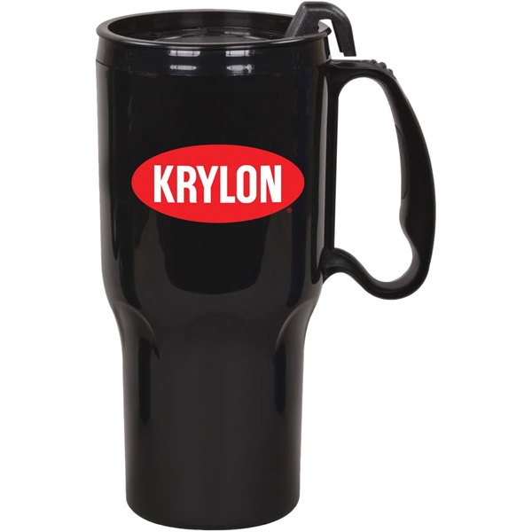 21-ounce mug with double-wall insulation and handle.... from ASI 57653 Gold Bond