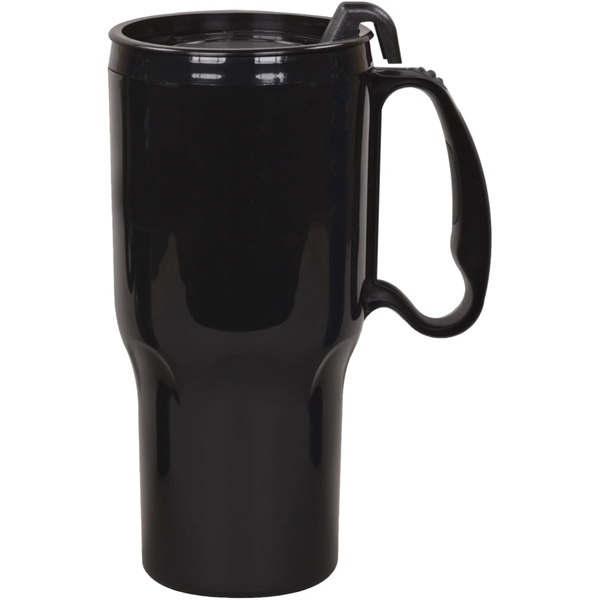 21-ounce mug with double-wall insulation and handle.... from ASI 57653 Gold Bond