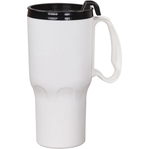 21-ounce mug with double-wall insulation and handle.... from ASI 57653 Gold Bond
