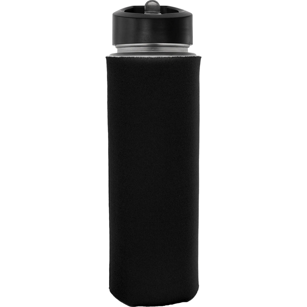 Pop Up 22 oz. Frosted Glass Sleeve Bottle... from ASI 30208 A P Specialties / AP Specialties