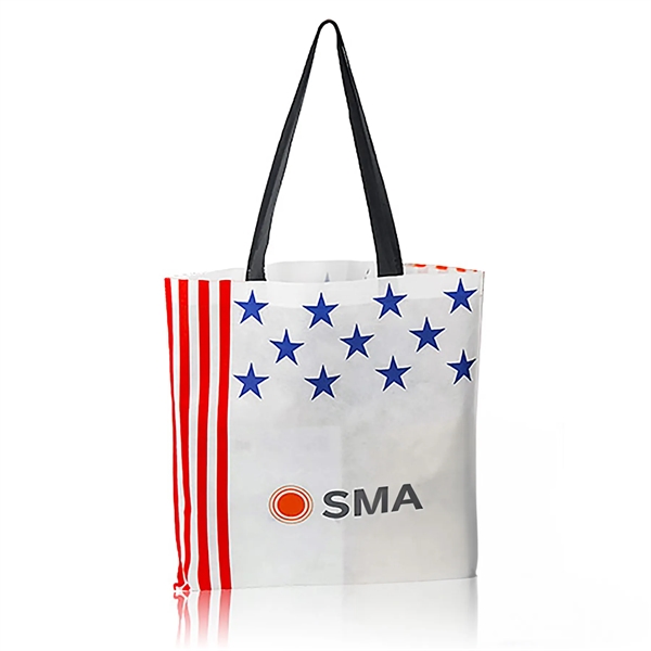 Sturdy convention tote with comfy handles & vibrant full-coverage print on... from ASI 61966 HPG / BCG Creations HPG Gold