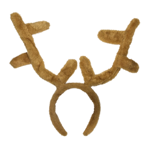 Brown plush reindeer antlers.... from ASI 42016 Brighter Promotions Inc / Chemical Light™