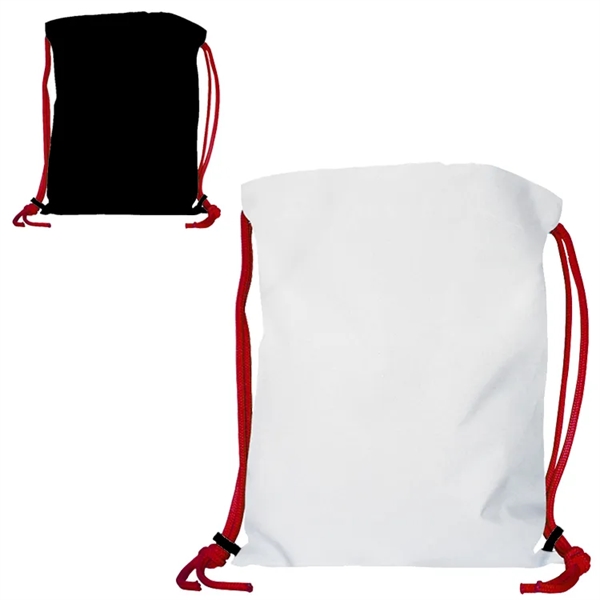 Super Drawstring Backpack - Full Color + High Quality Promo Bag... from ASI 67557 LimeLight Ent