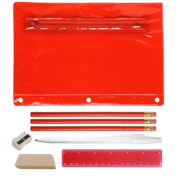 6 1/4 " x 9 1/4 " translucent zippered vinyl pouch... from ASI 52840 Evans Manufacturing