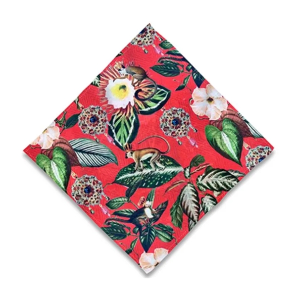 Polyester hemmed reusable face bandana plus free full color printing on... from ASI 37218 Athena Promo (tm)