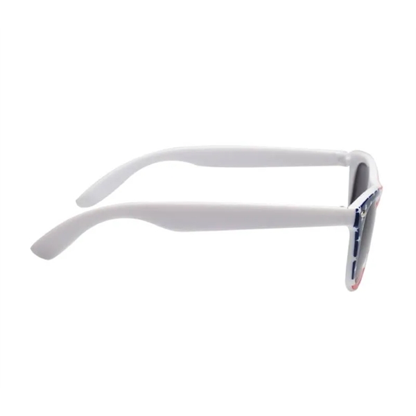 Vintage American flag design sunglasses plus free 1 color silkscreen imprint... from ASI 37218 Athena Promo (tm)