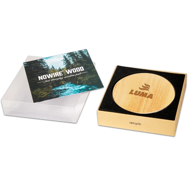The NoWire Wood is a Qi charging coaster for your Qi... from ASI 61966 HPG / HandStands HPG Gold