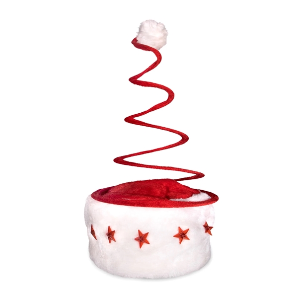 Santa hat with spring tree and LED lights.... from ASI 42016 Brighter Promotions Inc / Chemical Light™