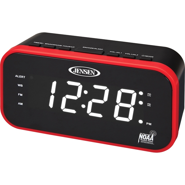 The JENSEN JEP-150 is an AM/FM weather band clock radio with... from ASI 61966 HPG / HPG Gold Beacon Premium Brands