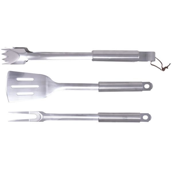 BBQ set of stainless steel turner, fork and tong packaged in... from ASI 38120 Ball Pro / Diversified Quality Kitchenware