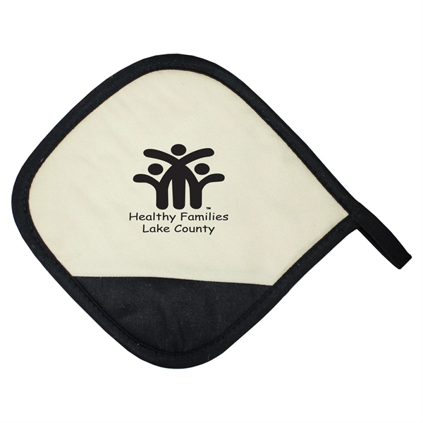 Pot holder that's Customizable and offered in an assortment of colors.... from ASI 54040 Fey Promo / Mi Line by Fey