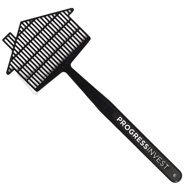 House shaped fly swatter that's made of silicone with a Customizable... from ASI 54040 Fey Promo / Mi Line by Fey