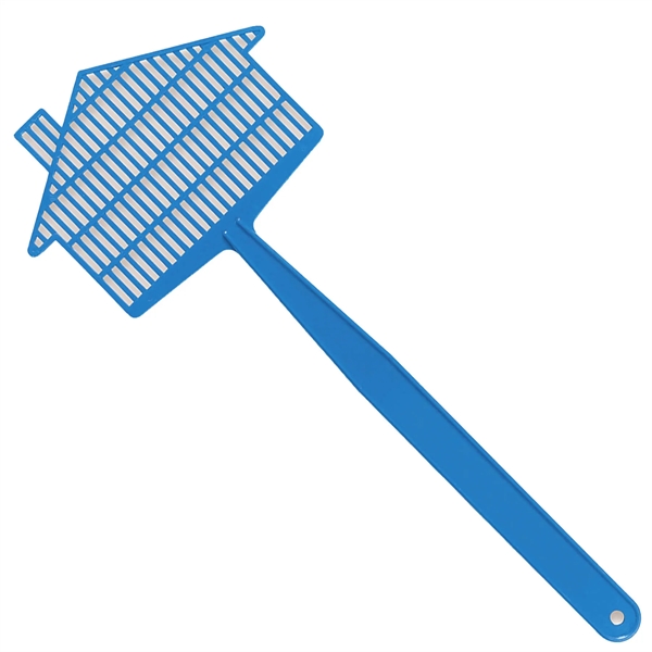 House shaped fly swatter that's made of silicone with a Customizable... from ASI 54040 Fey Promo / Mi Line by Fey