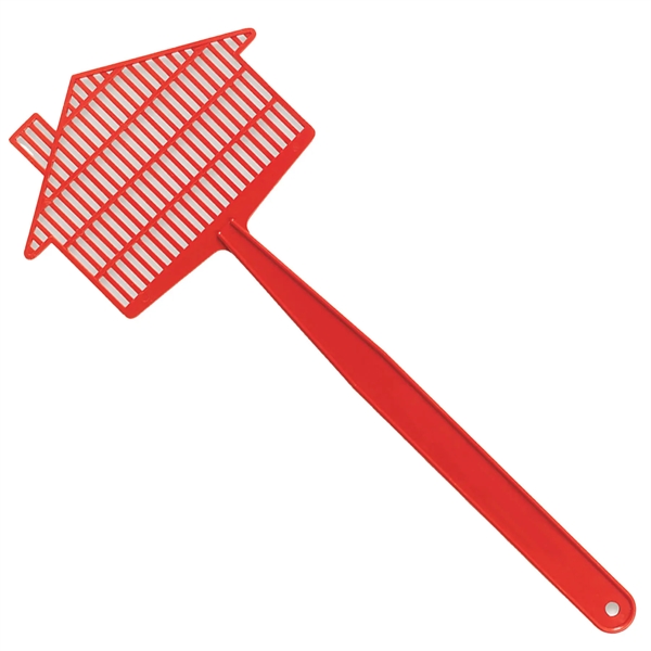 House shaped fly swatter that's made of silicone with a Customizable... from ASI 54040 Fey Promo / Mi Line by Fey