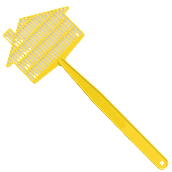 House shaped fly swatter that's made of silicone with a Customizable... from ASI 54040 Fey Promo / Mi Line by Fey