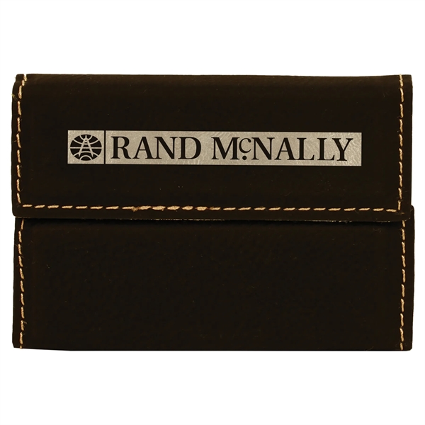 Card case with a flexible design and a leather exterior.... from ASI 59080 Halls & Company