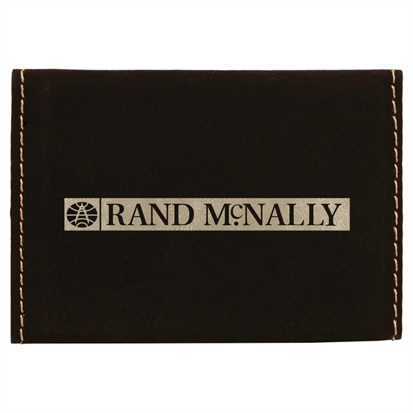 Card case with a flexible design and a leather exterior.... from ASI 59080 Halls & Company