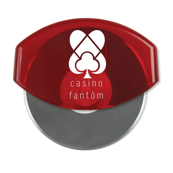 4.33"H x 4.37"W x 1"D gourmet pizza cutter with a removable... from ASI 54040 Fey Promo / Mi Line by Fey