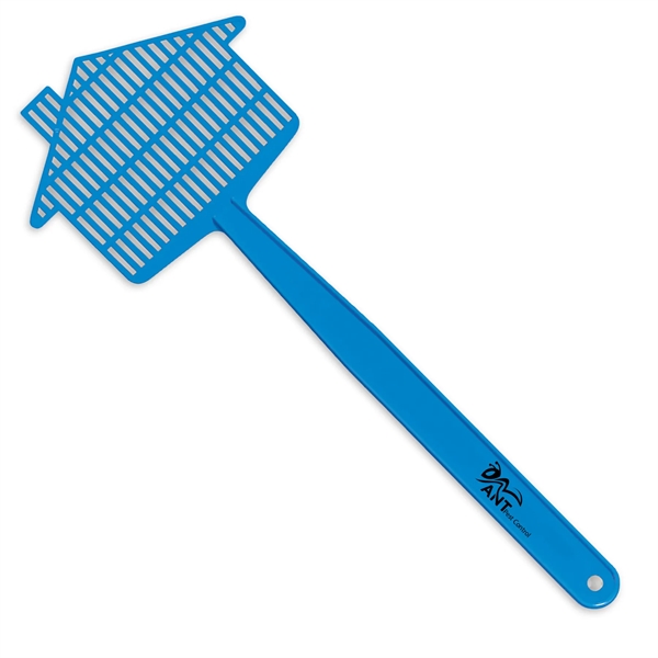 House shaped fly swatter that's made of silicone with a Customizable... from ASI 54040 Fey Promo / Mi Line by Fey
