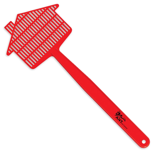 House shaped fly swatter that's made of silicone with a Customizable... from ASI 54040 Fey Promo / Mi Line by Fey
