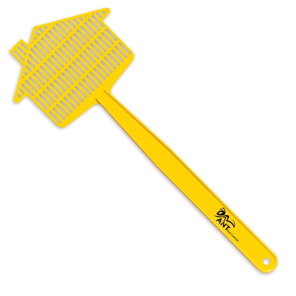 House shaped fly swatter that's made of silicone with a Customizable... from ASI 54040 Fey Promo / Mi Line by Fey