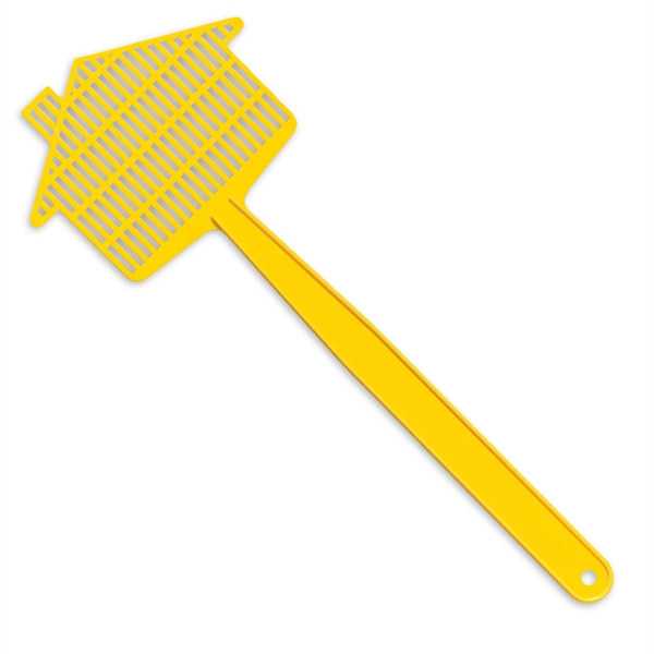 House shaped fly swatter that's made of silicone with a Customizable... from ASI 54040 Fey Promo / Mi Line by Fey