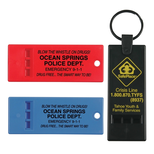 Three tone whistle that's offered in a variety of colors.... from ASI 54040 Fey Promo / Mi Line by Fey