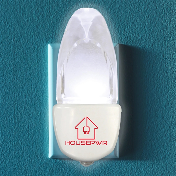 LED night light that glows white with clear lens and .5W... from ASI 54040 Fey Promo / Mi Line by Fey