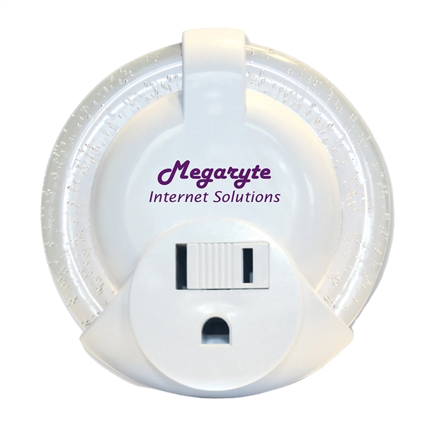 Night light that glows white with clear sparkle lens with a... from ASI 54040 Fey Promo / Mi Line by Fey