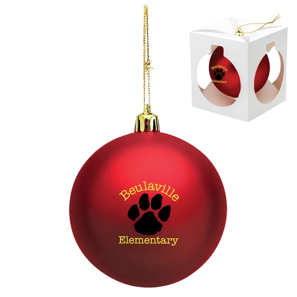 3 1/8" shatter resistant ornament, offered in an assortment of colors.... from ASI 62190 Illini