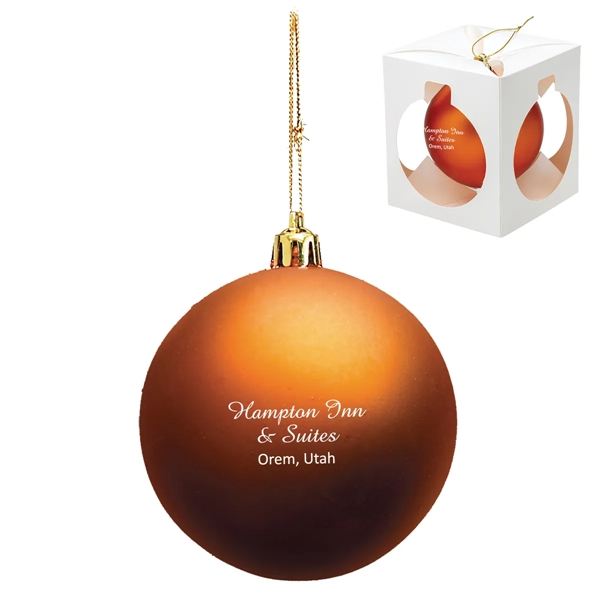 3 1/8" shatter resistant ornament, offered in an assortment of colors.... from ASI 62190 Illini