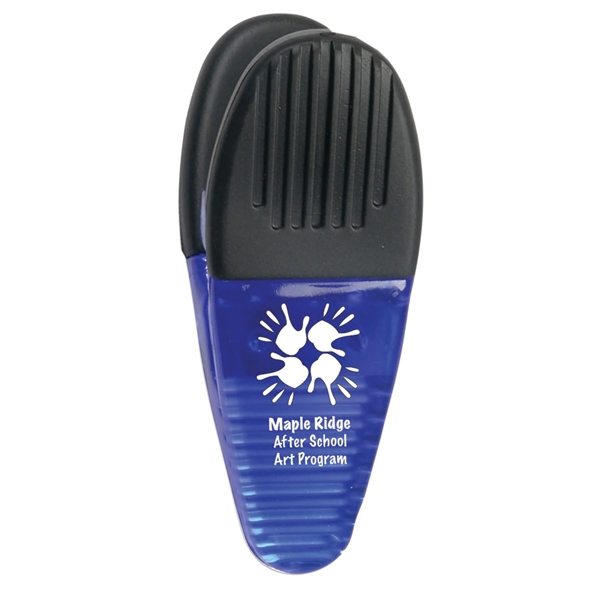 Plastic clip with a rubber grip, strong steel spring and magnetic... from ASI 54040 Fey Promo / Mi Line by Fey