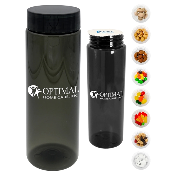 CLEAR VIEW 24 OZ. COLORFUL SNACK BOTTLE... from ASI 30208 A P Specialties / AP Specialties