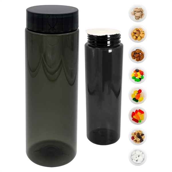 CLEAR VIEW 24 OZ. COLORFUL SNACK BOTTLE... from ASI 30208 A P Specialties / AP Specialties