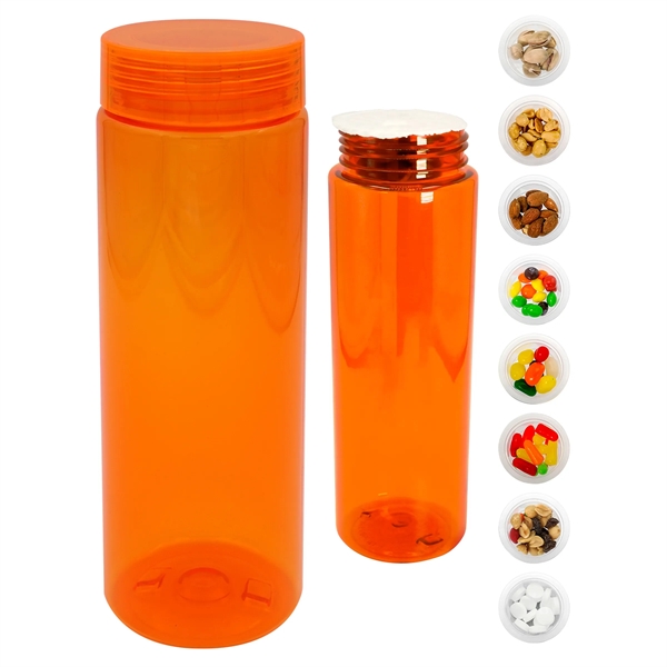 CLEAR VIEW 24 OZ. COLORFUL SNACK BOTTLE... from ASI 30208 A P Specialties / AP Specialties