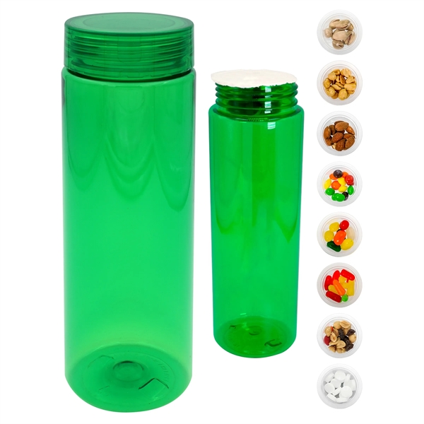 CLEAR VIEW 24 OZ. COLORFUL SNACK BOTTLE... from ASI 30208 A P Specialties / AP Specialties
