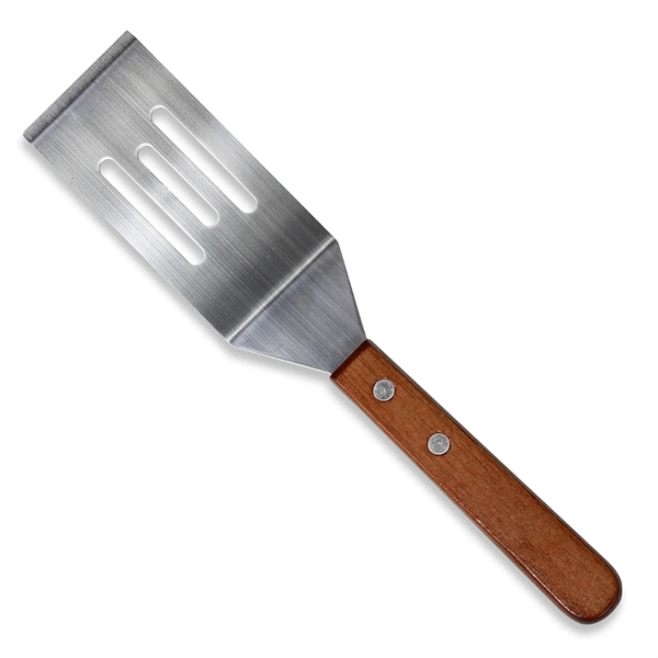 1.56"H x 8.25"W  x .25"D spatula made of stainless steel... from ASI 54040 Fey Promo / Mi Line by Fey