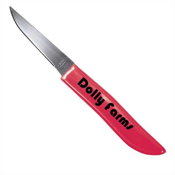 0.62"H x 5.75"W paring knife that's dishwasher safe and FDA compliant;... from ASI 54040 Fey Promo / Mi Line by Fey