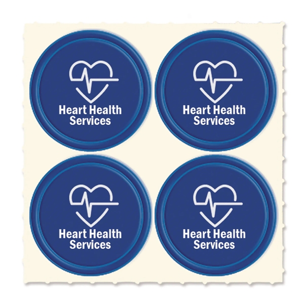 Set of four Quad-Dots 0.75" Diameter reflective stickers in assorted colors.... from ASI 54040 Fey Promo / Reflectix® Mi Line by Fey