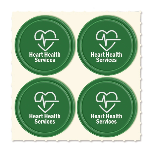 Set of four Quad-Dots 0.75" Diameter reflective stickers in assorted colors.... from ASI 54040 Fey Promo / Reflectix® Mi Line by Fey