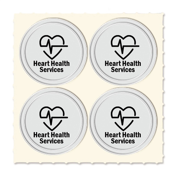 Set of four Quad-Dots 0.75" Diameter reflective stickers in assorted colors.... from ASI 54040 Fey Promo / Reflectix® Mi Line by Fey