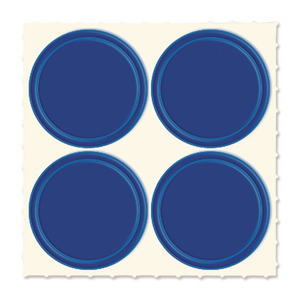 Set of four Quad-Dots 0.75" Diameter reflective stickers in assorted colors.... from ASI 54040 Fey Promo / Reflectix® Mi Line by Fey