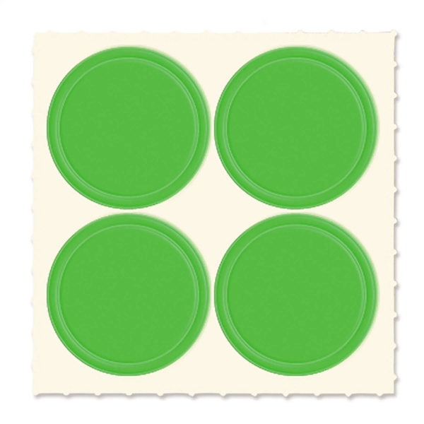 Set of four Quad-Dots 0.75" Diameter reflective stickers in assorted colors.... from ASI 54040 Fey Promo / Reflectix® Mi Line by Fey