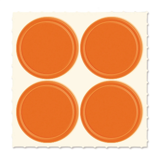 Set of four Quad-Dots 0.75" Diameter reflective stickers in assorted colors.... from ASI 54040 Fey Promo / Reflectix® Mi Line by Fey