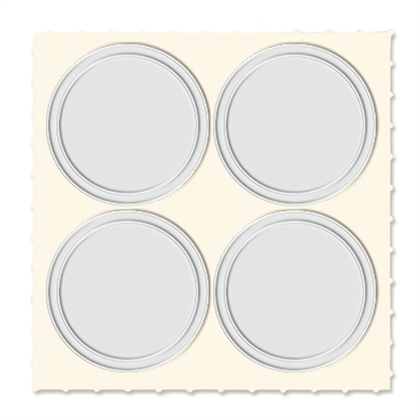 Set of four Quad-Dots 0.75" Diameter reflective stickers in assorted colors.... from ASI 54040 Fey Promo / Reflectix® Mi Line by Fey