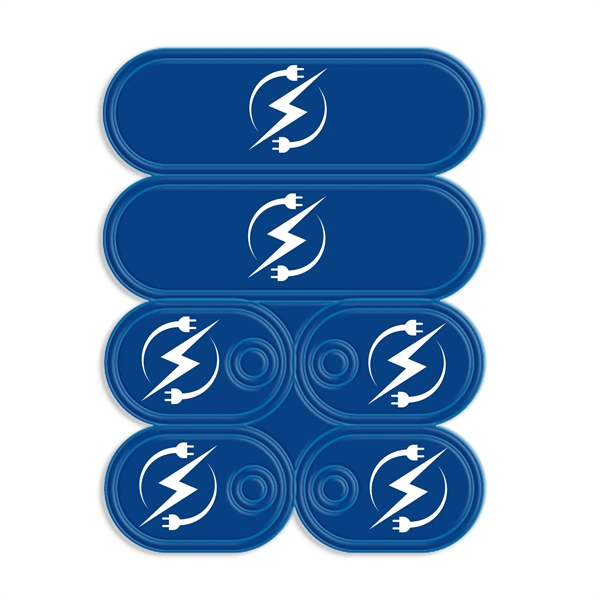 Self-sticking sneaker reflectors with a pair of Lace Tags.... from ASI 54040 Fey Promo / Reflectix®