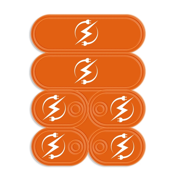 Self-sticking sneaker reflectors with a pair of Lace Tags.... from ASI 54040 Fey Promo / Reflectix®